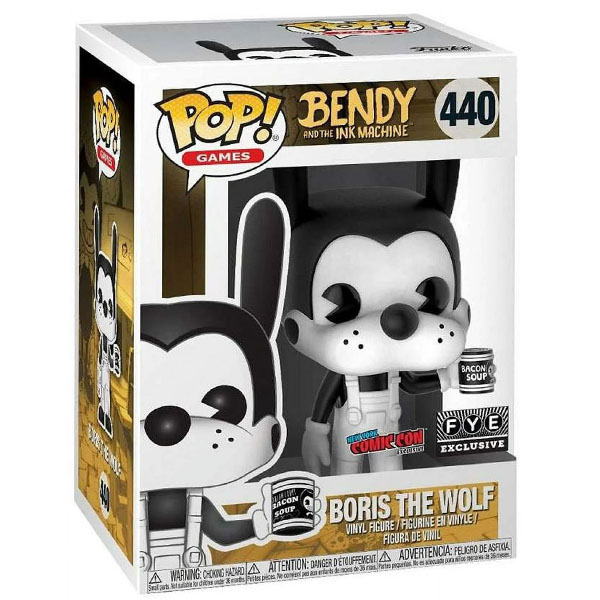 Funko POP #440 Bendy and The Ink Machine Boris the Wolf Exclusive Figure (Bad Box)